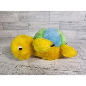 Vintage 1975 Dakin 8" Toodlelou Turtle Bean Bag Plush Stuffed Animal